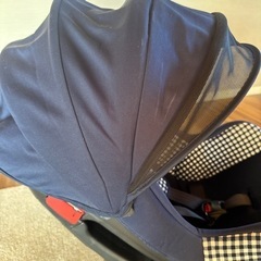 チャイルドシートジョイー　チルト　ネイビーギンガムチェックの画像