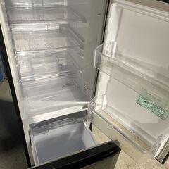 【現状品】三菱 2ドア冷蔵庫 MR-P15A-B 2017年製 通電確認済み 格安 早い者勝ち 引取歓迎 配送OKの画像