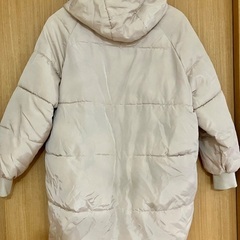 フードダウンコート　ベージュ　spicyzoneの画像
