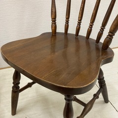 商談中柏木工　ダイニングチェア　椅子　木製　2脚セットの画像