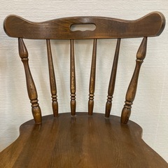 商談中柏木工　ダイニングチェア　椅子　木製　2脚セットの画像