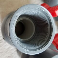 ボールバルブ　内寸32ｍｍ　PVC　ネジ式　8個の画像