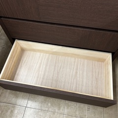 丸繁木工　4段チェスト　como904    ブラウンの画像