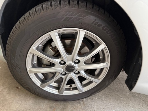 ヨコハマ iG60 175/65R15 2022年製 残溝しっかり アルミホイール付きスタッドレス4本セット 即使用可能