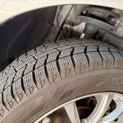 ヨコハマ iG60 175/65R15 2022年製 残溝しっかり アルミホイール付きスタッドレス4本セット 即使用可能の画像