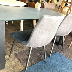 【ジャングル深井店】★ガラスダイニングテーブル セット　イス2脚　テーブル 人気  家具 簡易クリーニング済 堺市 深井の画像