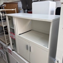 レンジボード　　レンジ台　ホワイトの画像