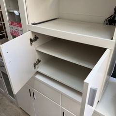 レンジボード　　レンジ台　ホワイトの画像