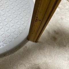 グレー 円形回転プレート テレビ台約30cm 滑り止めありの画像