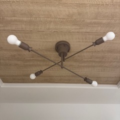 BeauBelle シーリングライト Kyrie グレージュ 4灯　LED電球付の画像