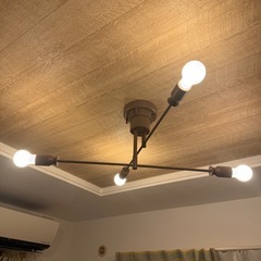 BeauBelle シーリングライト Kyrie グレージュ 4灯　LED電球付の画像