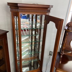 大型キュリオケース　コーナーの画像