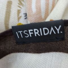 ( E-127 )ITSFRIDAY ストール 猫 マフラー おしゃれ かわいい 海外 外国 中古の画像