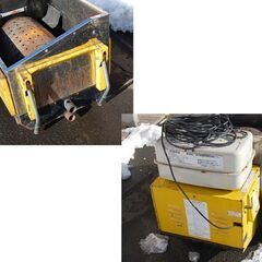 50Hz専用 石狩造機 移動式融雪機 スノーメルター NSM1300 動作確認済み 100V サビ多め 灯油式 除雪 札幌市 清田区 平岡の画像
