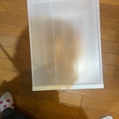 無印良品　ベット下収納の画像