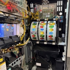 パチスロ　押忍！サラリーマン番長　コイン不用機　スロット実機の画像