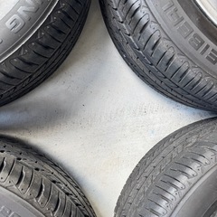 VW　 GOIF3 ゴルフ3 COX ホイール  4H-100 195/55R15　SEIBERLING 2020年製 15インチ 4本セット & ボルトナット 1台分    の画像