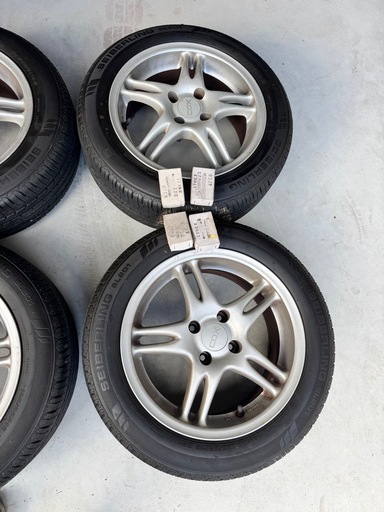 VW GOIF3 ゴルフ3 COX ホイール  4H-100 195/55R15　SEIBERLING 2020年製 15インチ 4本