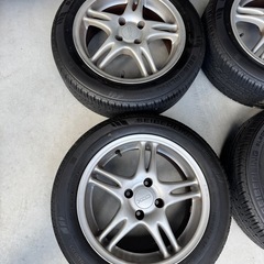 VW　 GOIF3 ゴルフ3 COX ホイール  4H-100 195/55R15　SEIBERLING 2020年製 15インチ 4本セット & ボルトナット 1台分    の画像