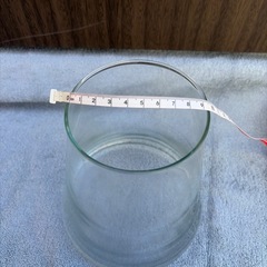 ガラス製　フラワーベース　花瓶　ドライフラワーの画像