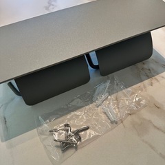 ヤマソロ トイレットペーパーホルダー 2連 ダブル おしゃれ 棚付き 紙巻器 完成品 トイレ 天板付き 北欧 スチール ブラン Blan 41-060 (シャンパンゴールド) の画像