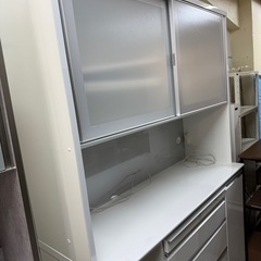 松田家具　ダイナニングボード　食器棚　ホワイトの画像