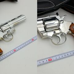 モデルガン　MGC　コルト　パイソン　357マグナム　4インチ　シルバーモデルの画像