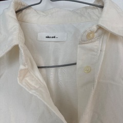 ニコアンド　コーデュロイロングワンピースの画像