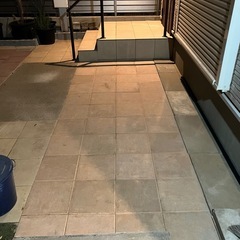 はめ込み　タイル　石　30CM角の画像