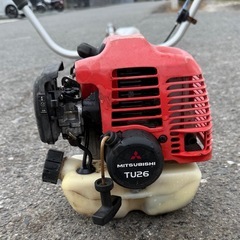 ジャンク品　肩掛け式　草刈り機　草刈機　刈払い機　刈払機　MITSUBISHI 三菱　TU26 SB-26 ダイシン　26馬力の画像