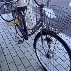 ★リユースのサカイつくば店★TK7733  自転車 26インチ シルバー クリーニング済み 【リユースのサカイつくば店】の画像
