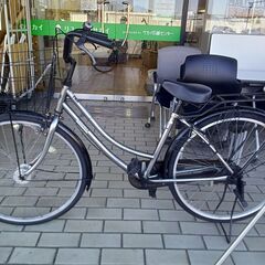 ★リユースのサカイつくば店★TK7733  自転車 26インチ シルバー クリーニング済み 【リユースのサカイつくば店】の画像