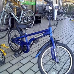 ★リユースのサカイつくば店★TK7734  自転車 18インチ ブルー クリーニング済み 【リユースのサカイつくば店】の画像