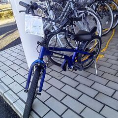 ★リユースのサカイつくば店★TK7734  自転車 18インチ ブルー クリーニング済み 【リユースのサカイつくば店】の画像