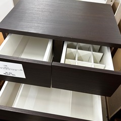 ニトリ　6段ハイチェスト　エレア　ブラウンの画像