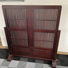 和風ついたての画像