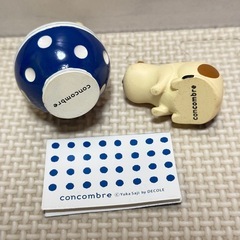 コンコンブル☆猫フィギュアオブジェマスコット置物☆三毛猫＆黒猫4点セットの画像