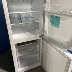 【良品】Haier 2ドア冷蔵庫 JR-NF148B 2021年製 通電確認済み 148L 早い者勝ち 引取歓迎 配送OKの画像