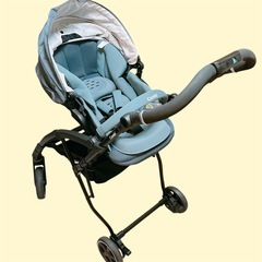 【ほぼ未使用🌟】combi コンビ ハイシート ベビーカー 新生児から使用可能！ AttOtypeLの画像