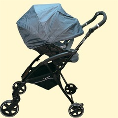 【ほぼ未使用🌟】combi コンビ ハイシート ベビーカー 新生児から使用可能！ AttOtypeLの画像