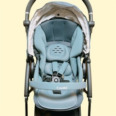 【ほぼ未使用🌟】combi コンビ ハイシート ベビーカー 新生児から使用可能！ AttOtypeLの画像