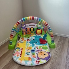 【美品】フィッシャープライス　あんよでキック！4WAYバイリンガル・ピアノジムの画像