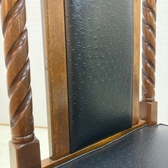 商談中英国調　アンティーク調　ツイスト　ハイバックチェア　椅子　光製作所の画像