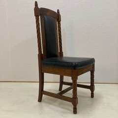 商談中英国調　アンティーク調　ツイスト　ハイバックチェア　椅子　光製作所の画像