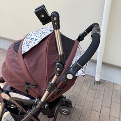 傘スタンド折り畳み式☆自転車ベビーカー車椅子などに☆傘固定の画像