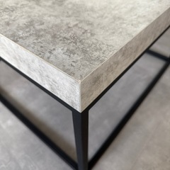 テーブル 机 幅60cm モダンコンクリート調
の画像