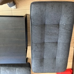 本日中の受け取り500円引き！テーブルソファ3点セットの画像