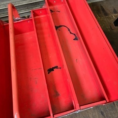 工具箱 ツールボックス 両開き 3段式　スチール 開閉式の画像