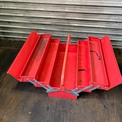 工具箱 ツールボックス 両開き 3段式　スチール 開閉式の画像