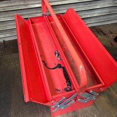 工具箱 ツールボックス 両開き 3段式　スチール 開閉式の画像